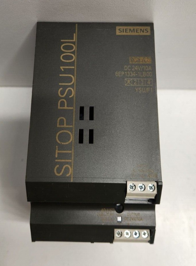 GUARANTEED! SIEMENS SITOP PSU100L 120/230V IN 24V OUT POWER SUPPLY 6EP1334-1LB00
