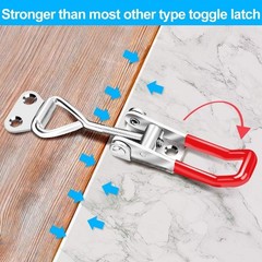Adjustable Toggle Latch Clamp 4001 – 6 Pack with 330Lbs Capacity & Screws
