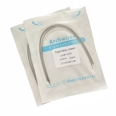 Dental Ortho Arch Wire NiTi Stainless Steel Ovoid/Natural Round Rectangular Wire