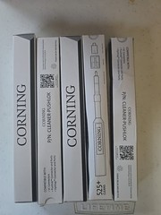 5 Corning CLEANER-PUSHLOK Fiber Optic Connector Cleaner Evolv Pushlok OptiTap