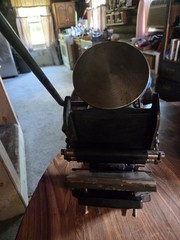 Tabletop Metal Letter Press Printing Press w/ Ink Rollers, Tabletop Letterpress