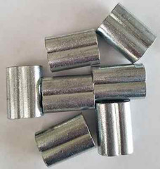 Zinc Plated Copper Swage Crimp Sleeves for Wire Rope Cable 3/16″- Made in USA