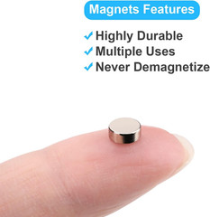 Mini Neodymium Round Magnets for Crafts and DIY Projects Strong Rare Earth Disc