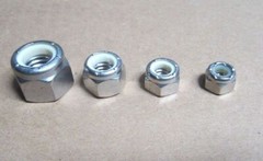 400 pcs ( Nyloks ) STAINLESS STEEL Nylon Insert Hex Lock nut Nut Assortment