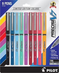 Precise V7 Capped Liquid Ink Rollerball Pens, Fine Point Ink Pens 0.7 mm, Col…