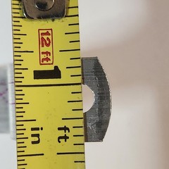 Aluminum Door Drawer Pull Handle 5-5/8″ Length, 3/16″ Hole, 1/8″ Thick 5 pcs Lot