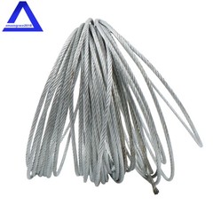 1/4″×100 FT,7×19 Galvanized Cable 1400LBS Working Load Limit for Fencing,Pulley