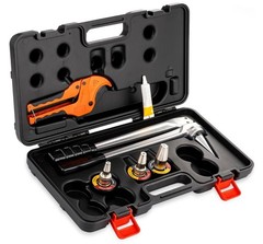 PEX-A Expansion Tool Kit with 1/2″, 3/4″, 1″ Heads ASTM F1960 Compliant