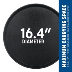 Carlisle Foodservice Products Griplite Round Tray Heavy Duty Serving Platter