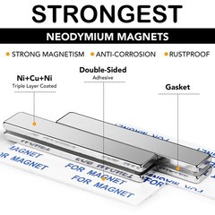 12 Pack Neodymium Magnets – Heavy Duty 18 lb Pull for Versatile Crafts & Science