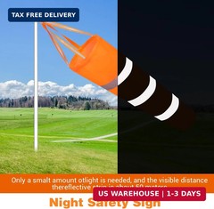 4 Pcs Airport Windsocks Measurement Sock Bag with Reflective Belt Oxford Fabric