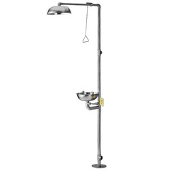 Stainless Steel Combination Shower Station Emergency Eye Wash Eyewash Station