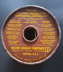 5 LB Roll KESTER “44” 63/37 Rosin Core Vintage SOLDER .062 Radio Restoration