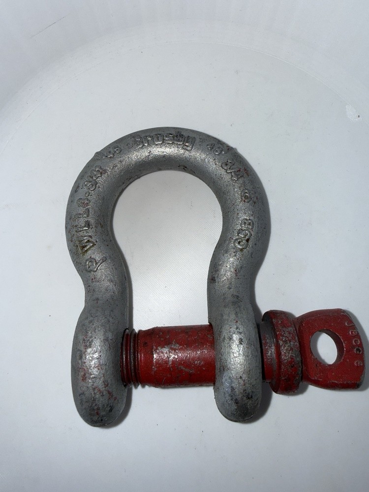 Crosby 3/4″ G-209 Screw Pin Anchor Shackle – 4 3/4 Ton WLL