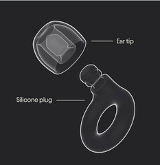 Loop Quiet 2 Ear Plugs – Ultra-Comfy Reusable Noise-Reducing Earplugs, Violet