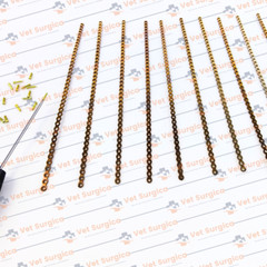 2.0mm Maxillofacial Mini Plates 40Holes With Cross Head Screw 81Pcs Set Ti