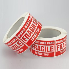 3″ x 5″ Fragile Stickers Fragile Labels Handle with Care Self Adhesive 500/Roll