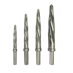 HSS M2 Taper Chucking Reamer Spiral Flute 4Pcs Set 3/8″-1/2″-5/8″-3/4″ cut hole