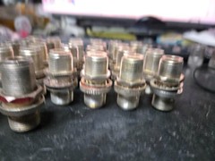 various brands UG-30D/U Type N to N (F) Bulkhead Connector 50 Ω USA Silver plate