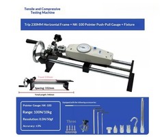 Horizontal Hand-Crank Tensile Tester Base Test Stand Laboratory Testing Machine