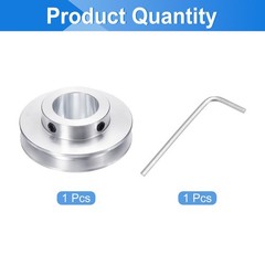 Single Groove Pulley 20mm Fixed Bore 50mm Outer Diameter for 6mm Belt