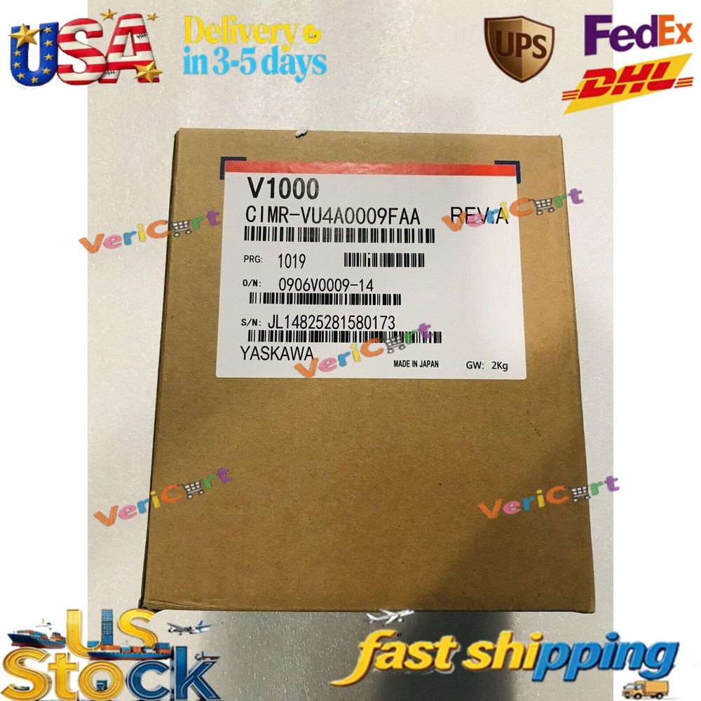 US FREE TAX One Yaskawa Inverter CIMR-VU4A0009FAA