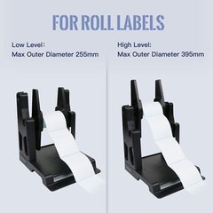 U.S. Solid Versatile Holder For Rolls And Fanfold Labels, Doubles As Rewinder