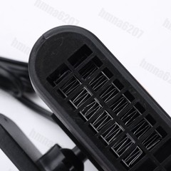 1x New 200W 12V Car Heater Cooling Fan For Windshield Defrosting – Orange/Black