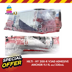 HILTI (10 Und) HIT HY 200-R V3ADHESIVE ANCHOR 11.1 fl oz/330ml EXP. 05/28/2025