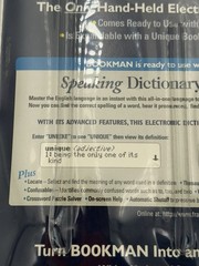 Franklin Bookman MWS-840 Electronic Speaking Dictionary Thesaurus Encyclopedia