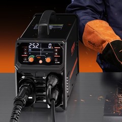 VEVOR Pro MIG Welder 200A Pluse Mig Welding Machine 5-in-1 Synergic Welder