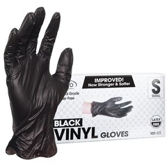 Disposable Vinyl Gloves, Industrial Grade, Powder-Free