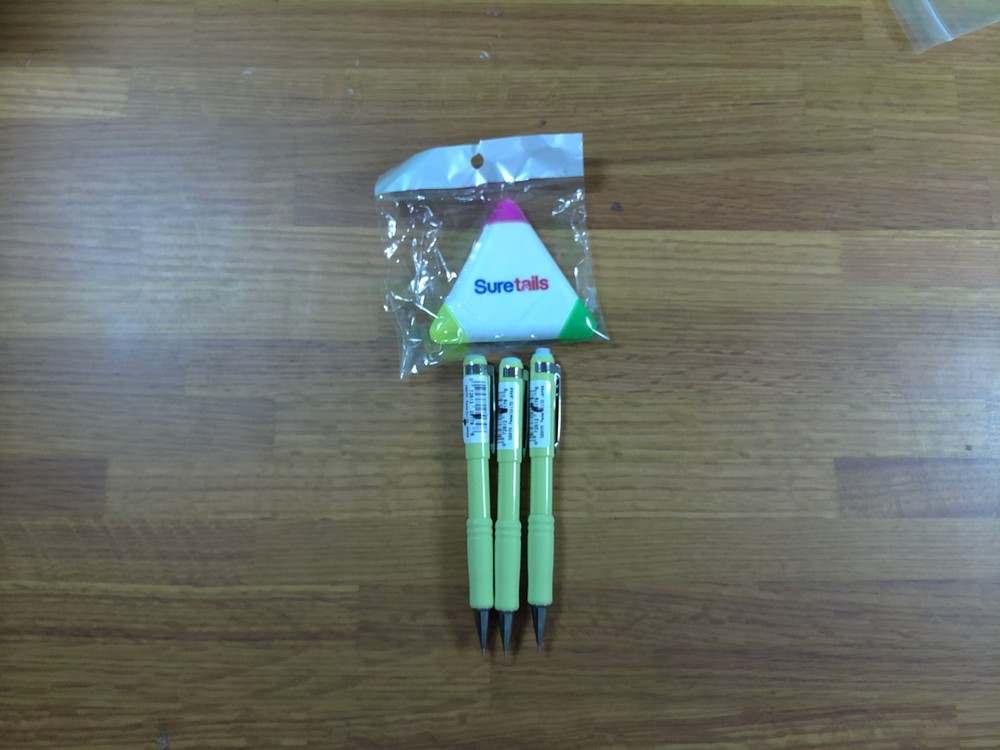 Set Of 3 Pentel Twist-Erase III Mechanical Pencil 0.7mm Celadon Green