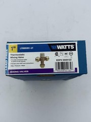 Watts 1 In LFMMVM1-UT Thermostatic Mixing Valve Union NPT 80-120°F Lead Free