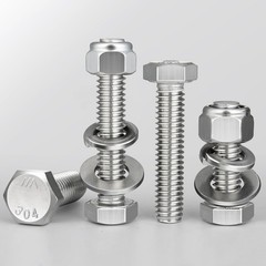 12 Sets 1/4-20 x 2 Inch Hex Head Screw Bolt Kit – Durable 304 Stainless Steel