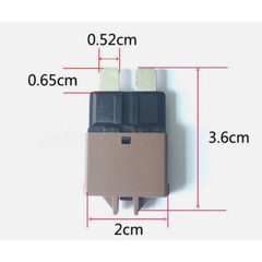5PC 5A-30A Circuit Breakers Resettable Blade Type Fuse Car Truck Boat Marine