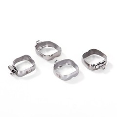 80Pcs Dental Orthodontic Bands with Buccal Tube 1st Molar MBT 022″ 16#-35#