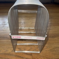 Vintage Evans Specialty Co. Aluminum Accordion Magazine File Holder Expandable