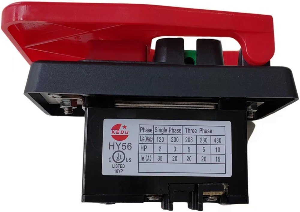 HY56 220V 20A Industrial On Off Large Pushbutton Switch for Table Saw KEDU