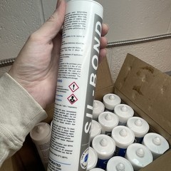 PACK OF 6 RTV 4500 Silicone Sealant Adhesive White 10.3oz – Sil-bond
