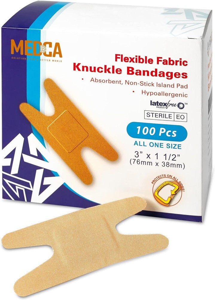 Flexible Fabric Bandages – Flex Adhesive 100 Count (Pack of 1)