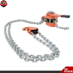 6 Ton 13200LB Lever Block Chain Hoist Ratchet Type Come Along Puller 10FT Lifter