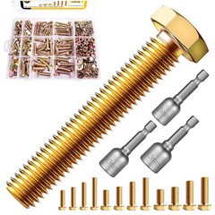 Complete 511-Piece Metric Fastener Set with Hex Nuts, Bolts & Washers
