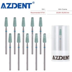 5 Pcs Dental Lab Ceramic Diamond Grinder Zirconia Porcelain Polisher HP CD2123
