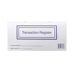 Checkbook Registers for Personal Checkbook, Transactions Ledgers, Pack of 10,…