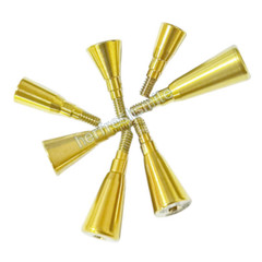 Dental Healing Abutment Caps NC ∅3.6/4.8mm Fit Straumann ITI Screw Golden