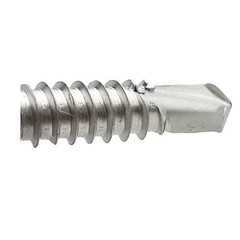 #6 Hex Washer Head Self Drilling Sheet Metal Tek Screws 410 Stainless Steel