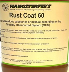HANGSTERFER’S RUST COAT 60 GALLON RUST INHIBITOR LUBRICATOR