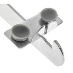 President Line Front Style Shelf Rest Bracket Glass Shelf 10 pk Hubert