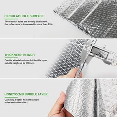 INSULATION MARKETPLACE – 48″ x10ft Bubble x 10ft, Reflective /
